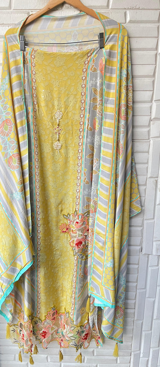 Muslin Unstitched ladies suit  Rc17270 (a)