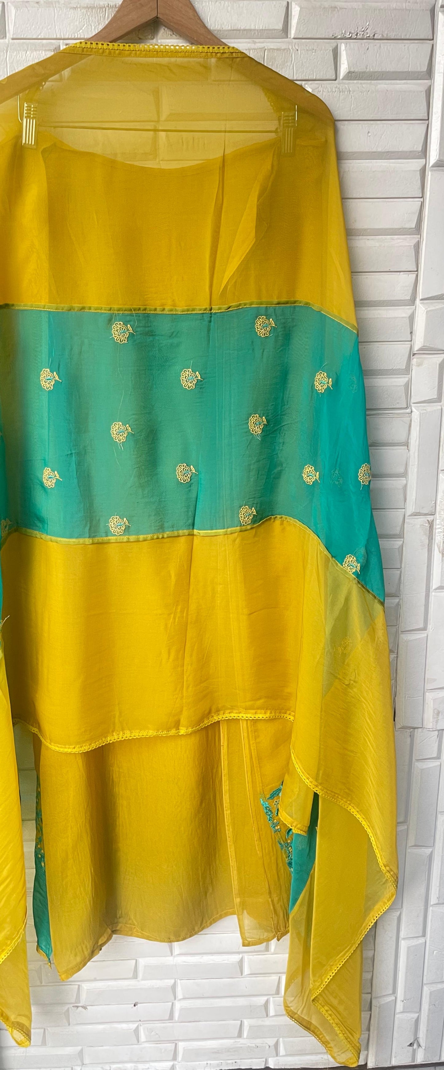 Organza unstitched ladies suit Rc17294 (b)