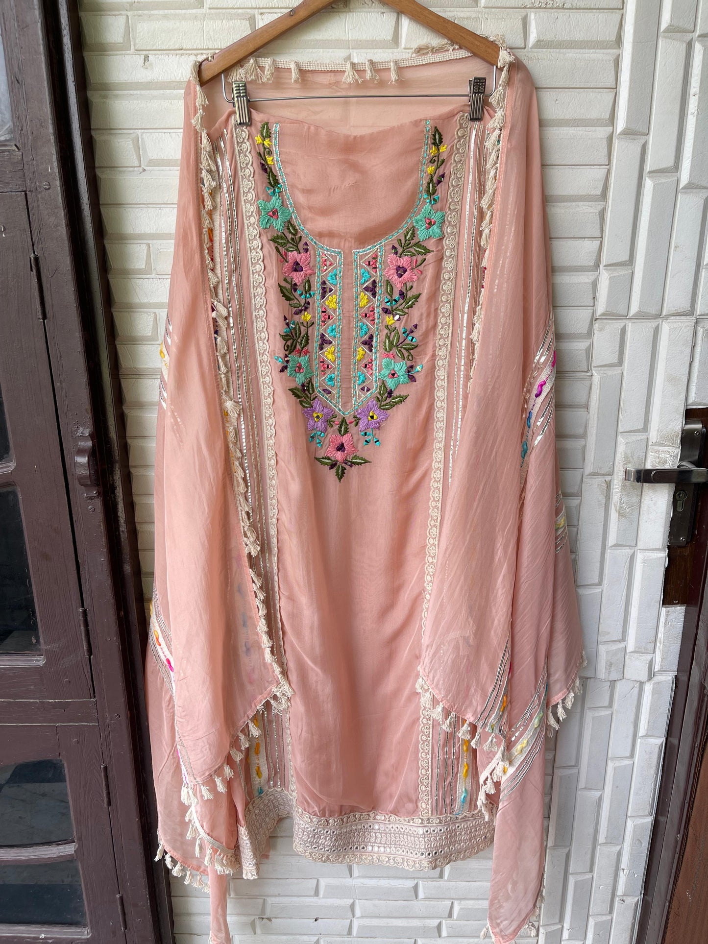 Organza unstitched ladies suit Rc17292 (a)