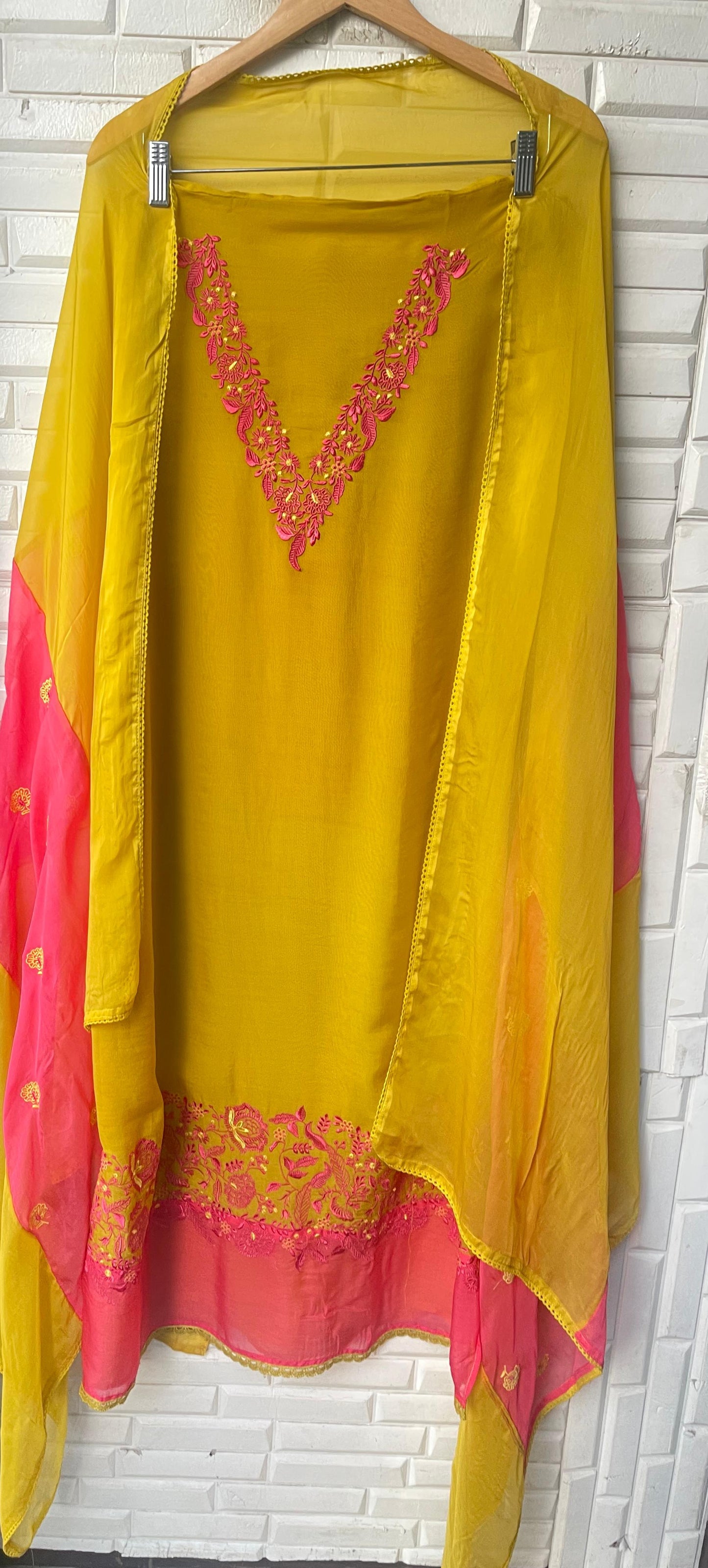 Organza unstitched ladies suit Rc17294 (a)