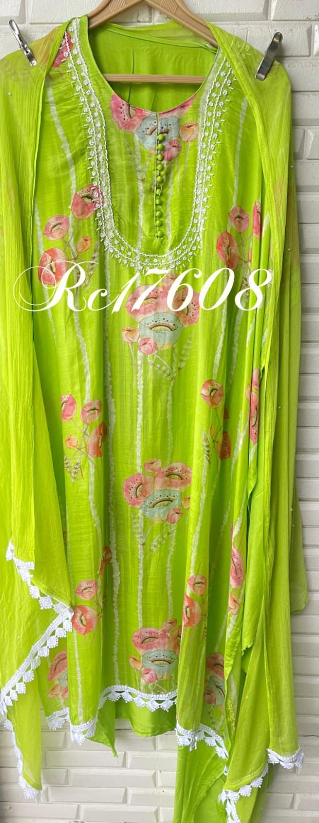 Muslin unstitched ladies suit Rc17608