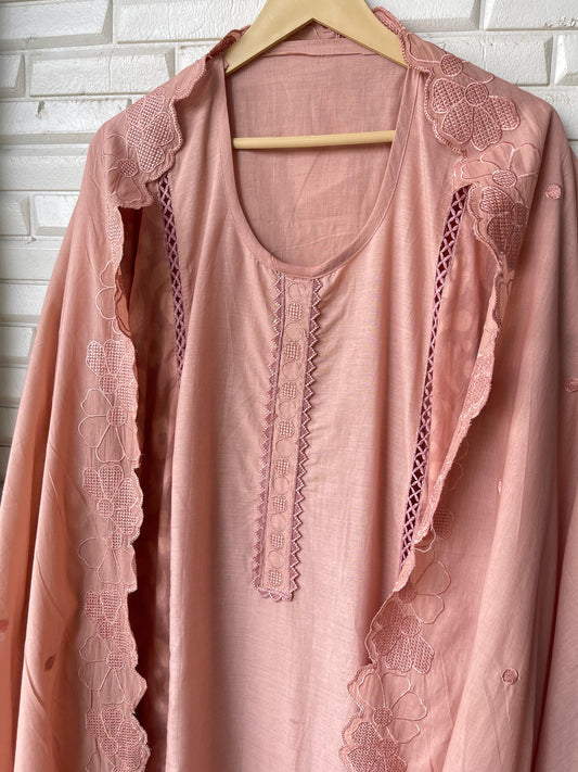 Self cotton unstitched ladies suit Rc17415 (a)