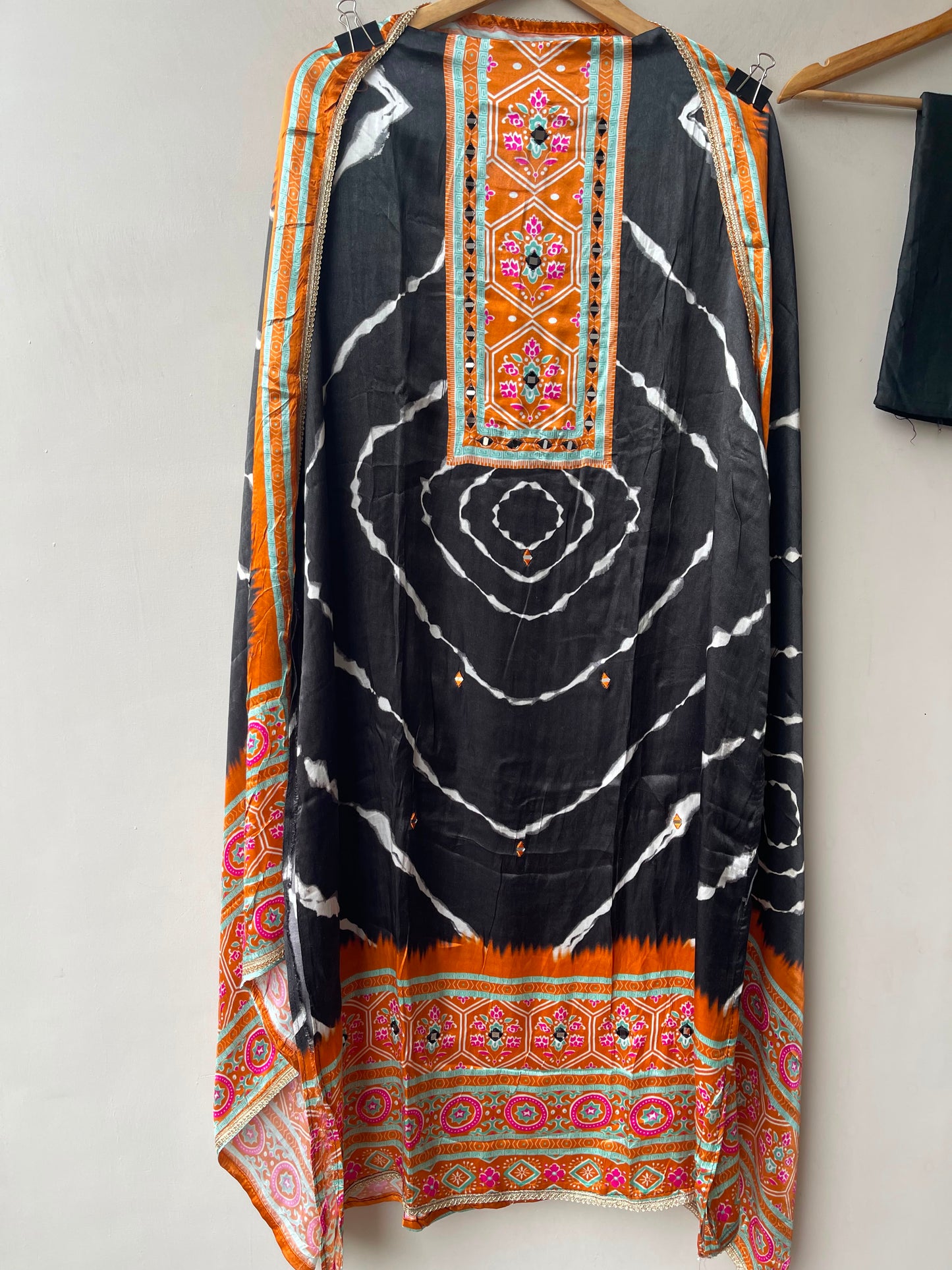 Gajji silk printed unstitched ladies suit Rc19226 (a)
