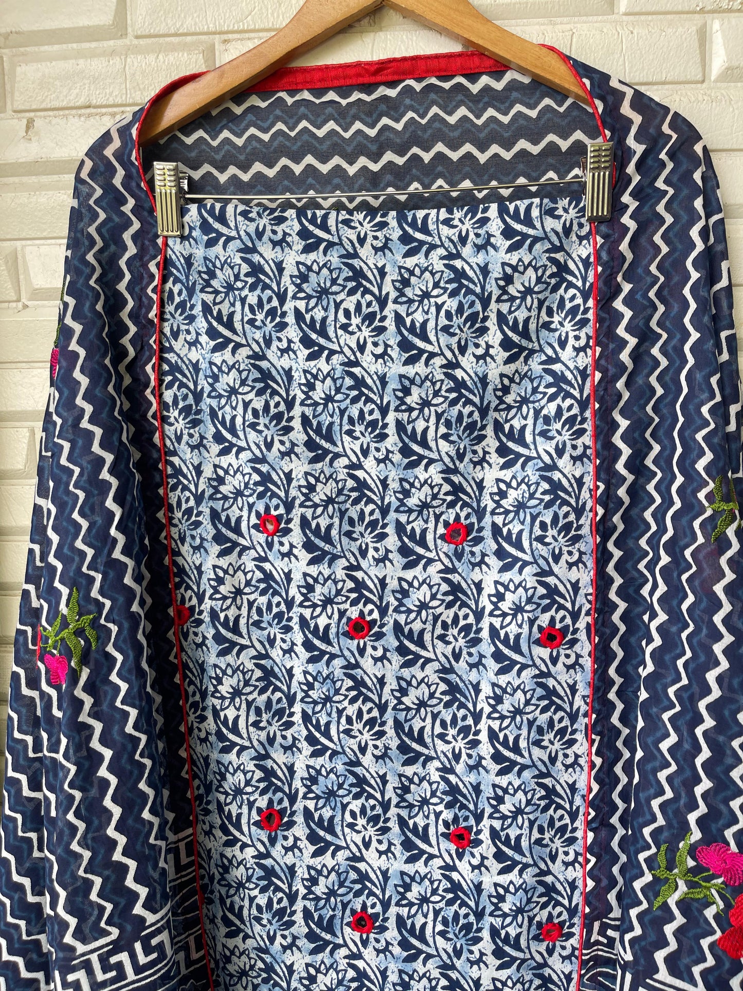 Cotton unstitched ladies suit Rc17383