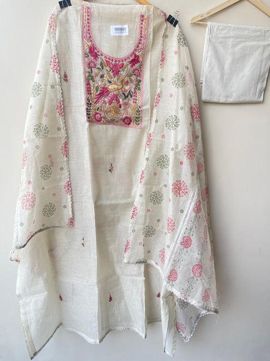 Soft Kota Doriya Unstitched Ladies Suit RC-18896(A) – view 2