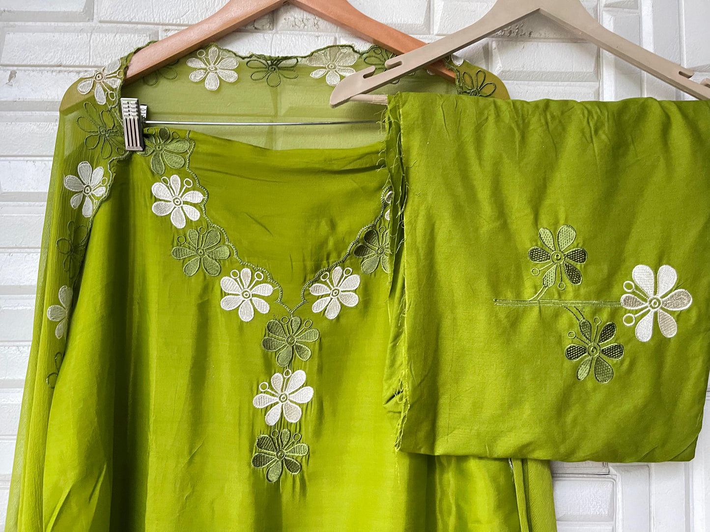 Organza silk unstitched ladies suit Rc17360 (c)
