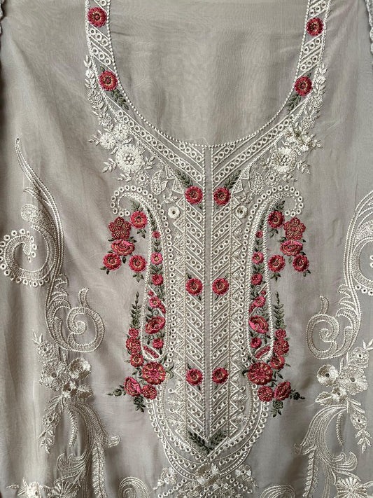 Organza unstitched ladies suit Rc17630 (b)