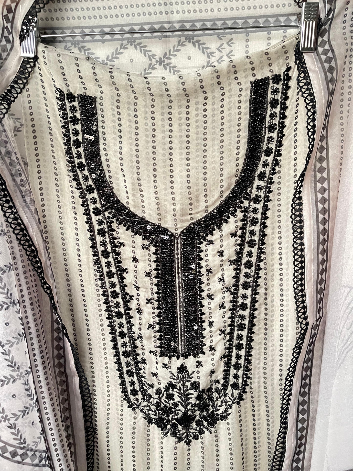 Organza unstitched ladies suit Rc17514 (b)