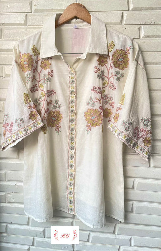 Pure Linen Ready to Wear Co-ord Set Rc15335