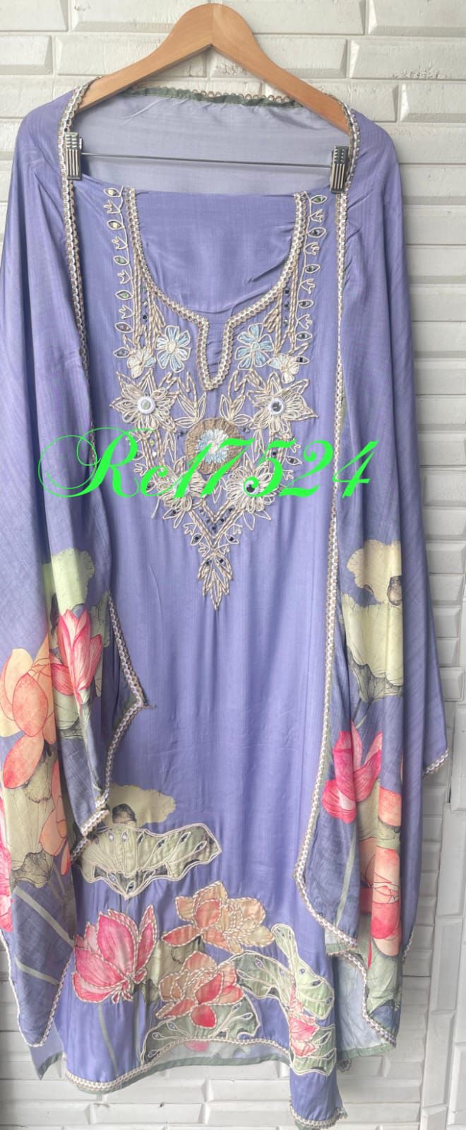 Muslin unstitched ladies suit Rc17524