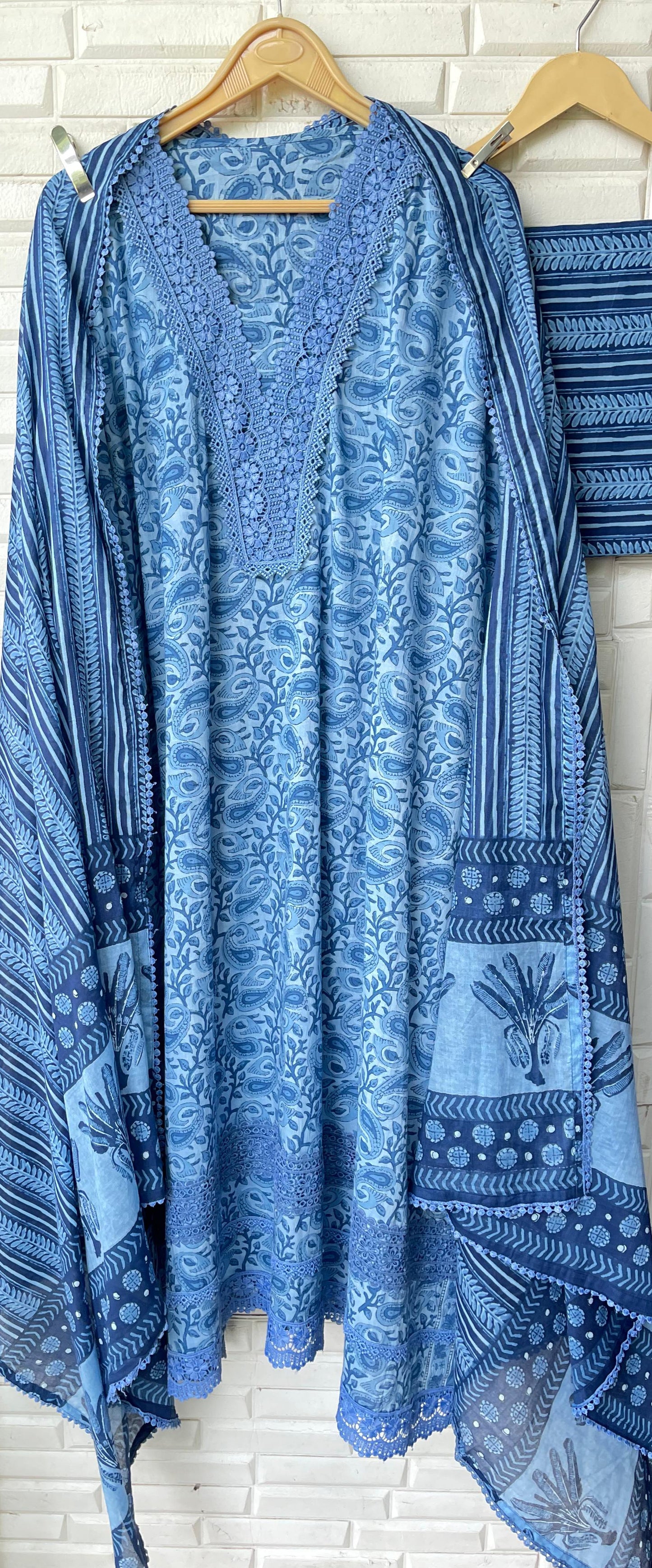 Cotton unstitched ladies suit Rc17422