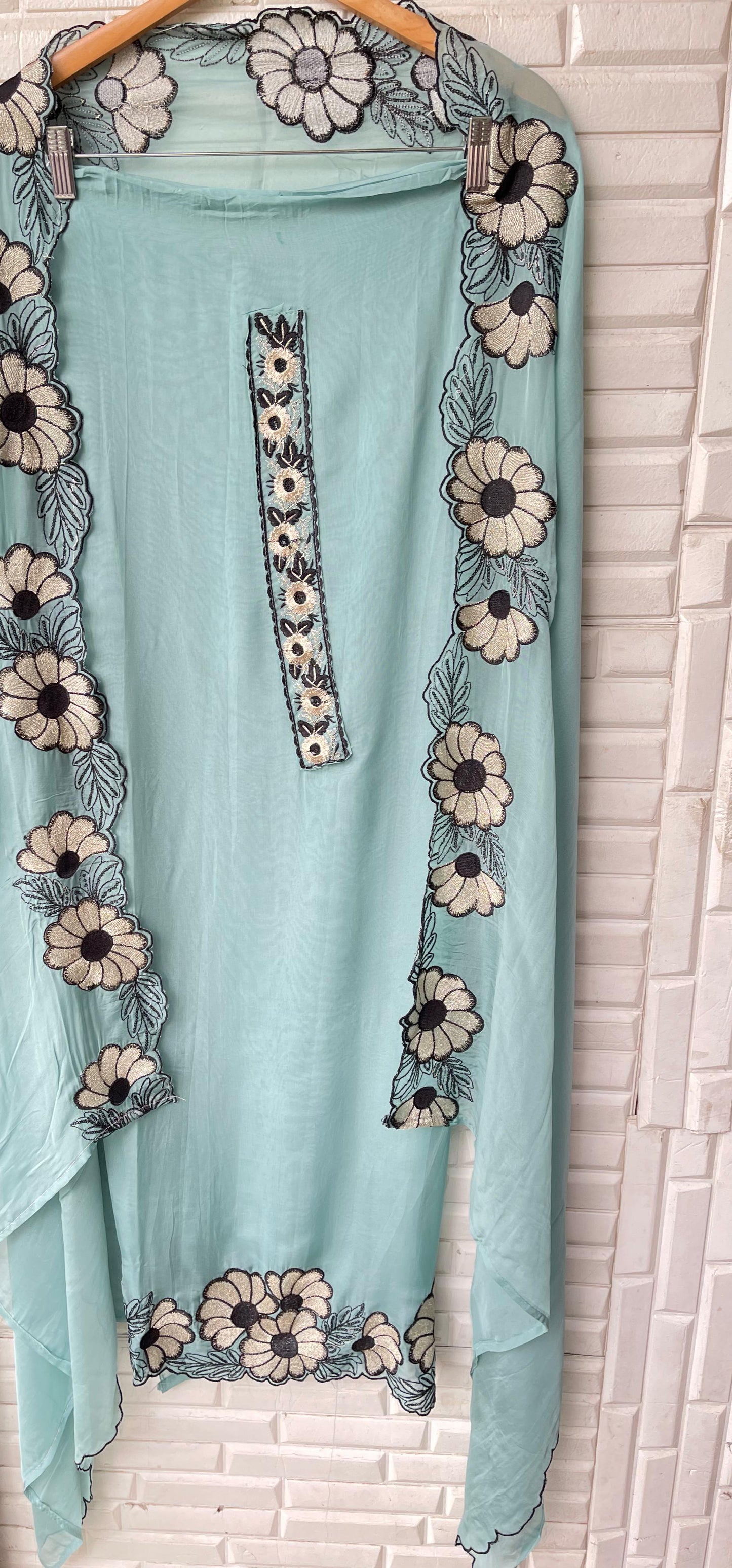 Organza unstitched ladies suit Rc17269 (c)