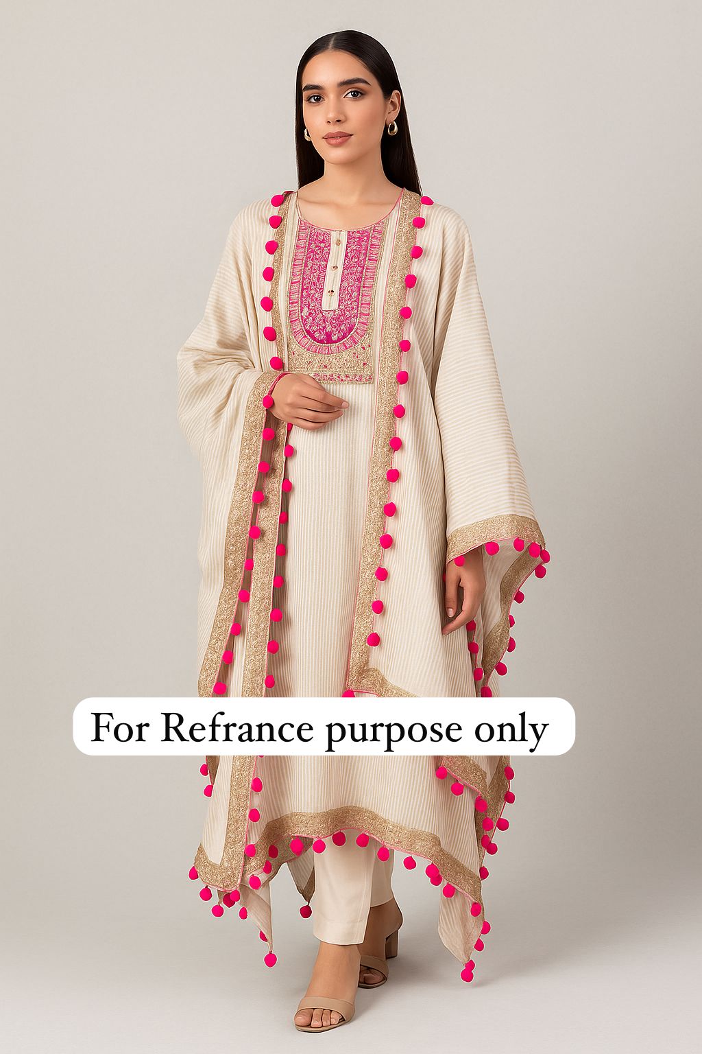 Banarasi shimmer silk unstitched ladies suit Rc17638