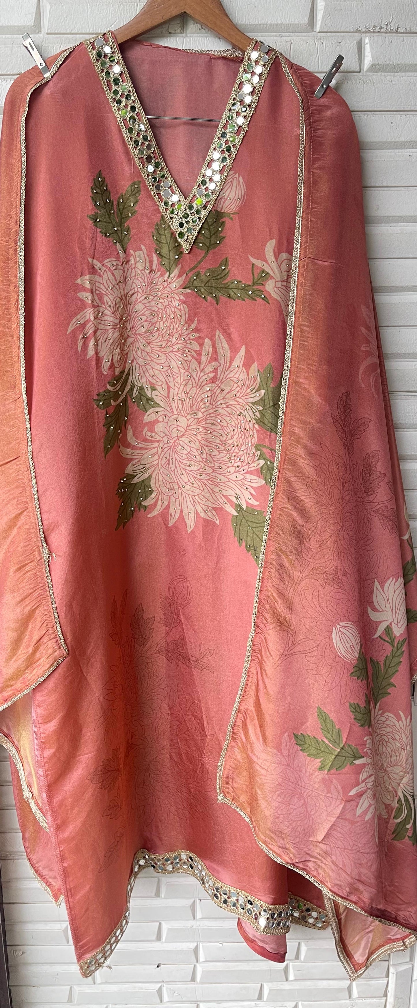 Shimmer silk unstitched ladies suit Rc17672 (a)