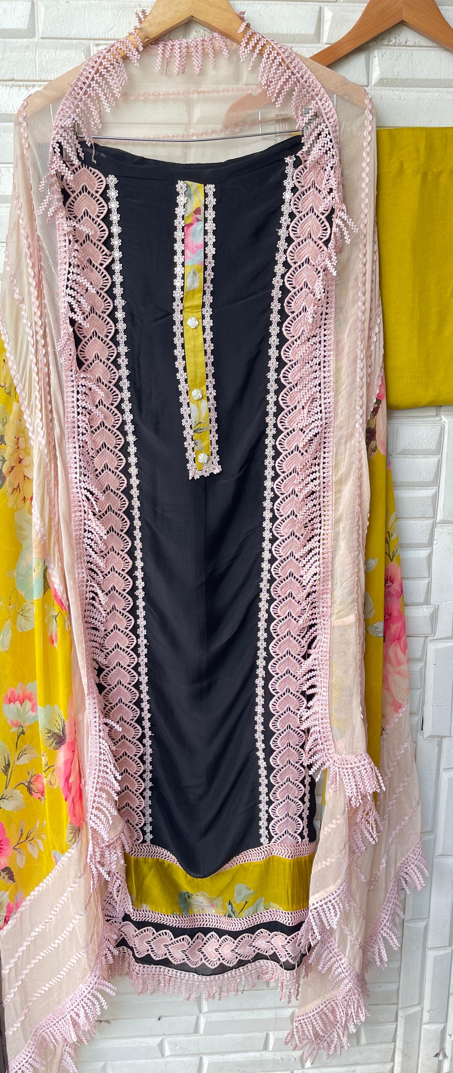 Organza unstitched ladies suit Rc17852 (b)