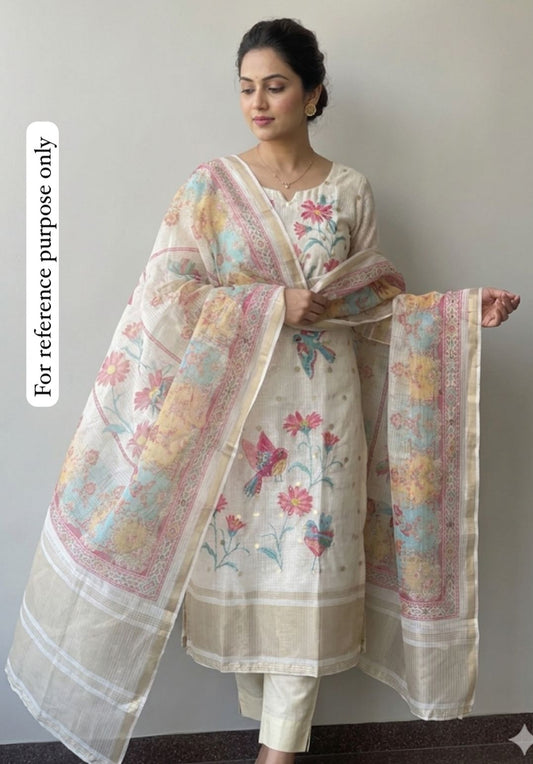Banarasi kota doriya ladies unstitched suit Rc18743