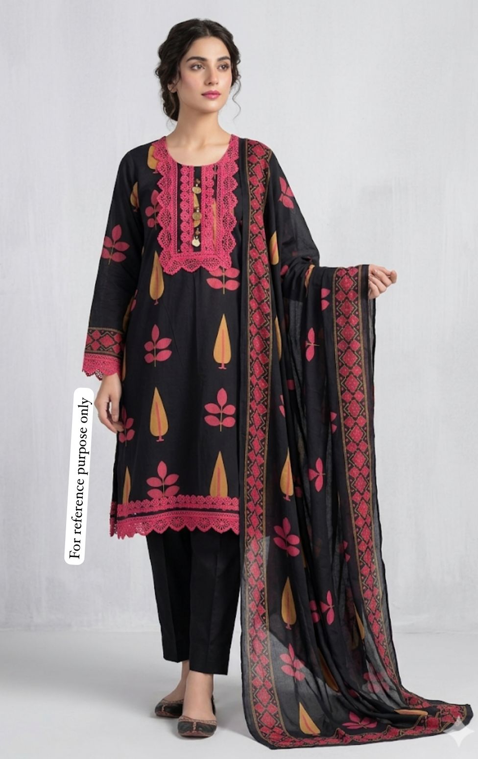 cotton printed unstitched ladies suit Rc18592