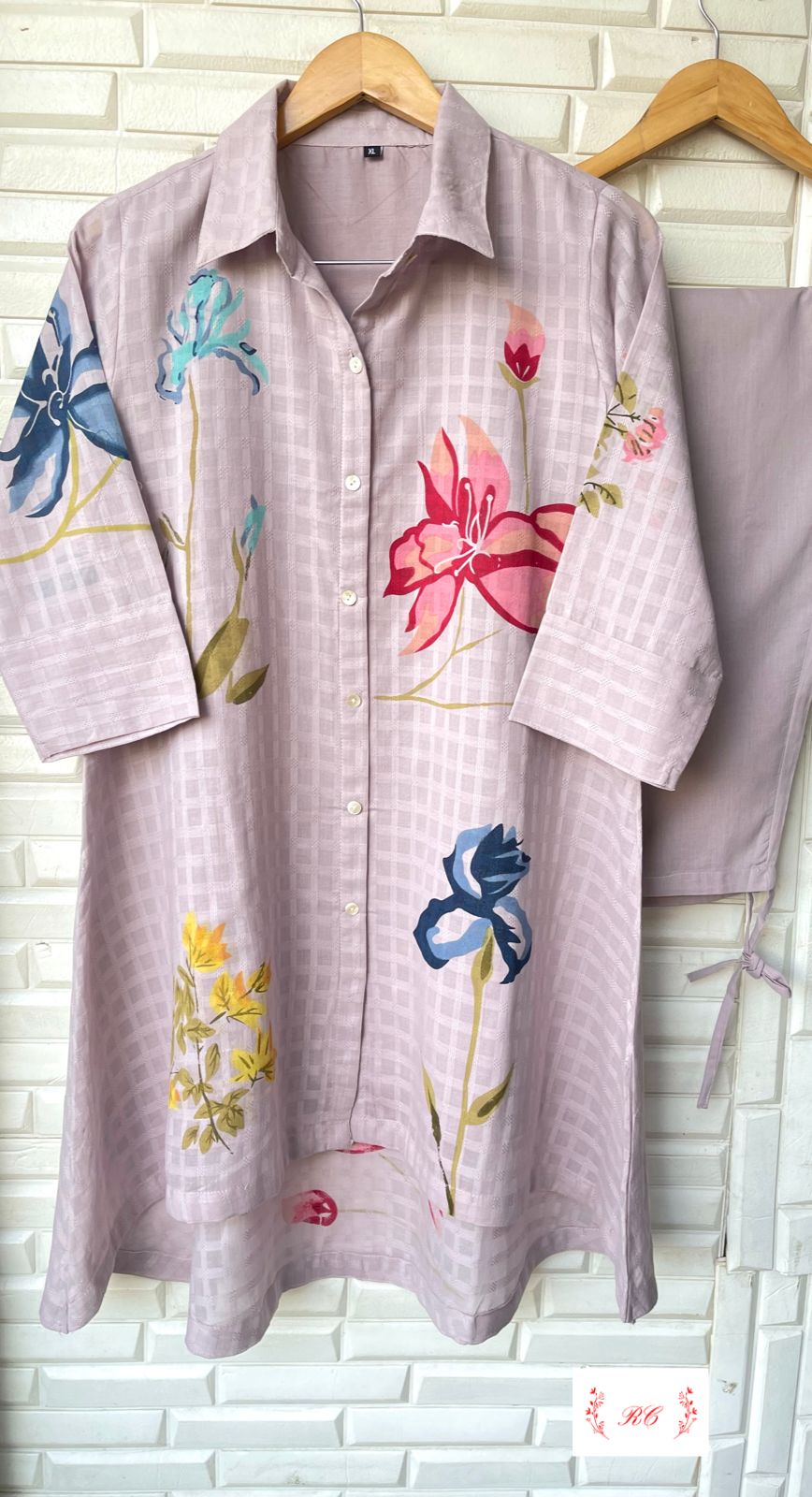 Cotton Printed Ready to Wear Co-ord Set Rc14200