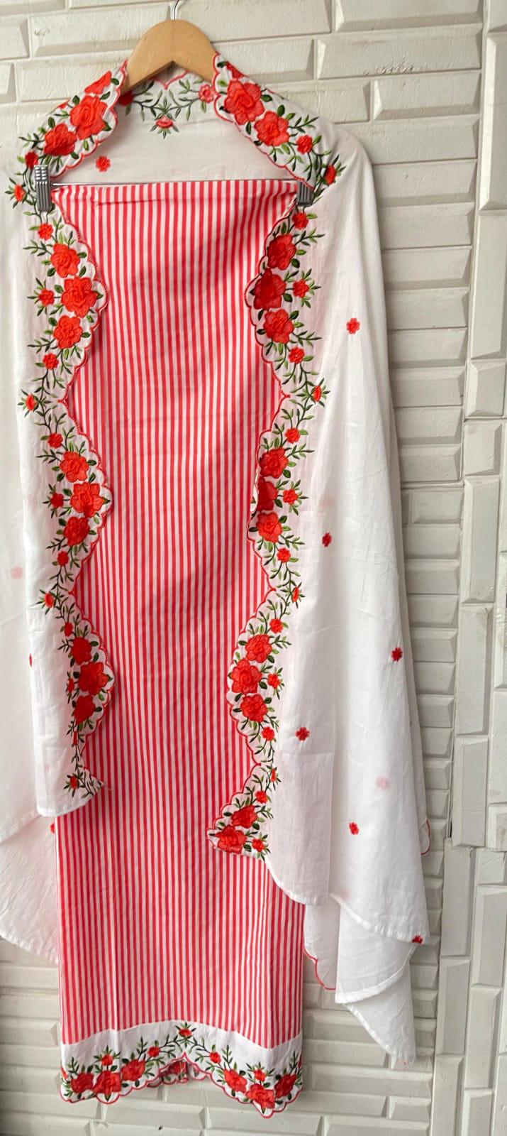 Cotton Printed Unstitched Ladies suits Rc 17091 (a)