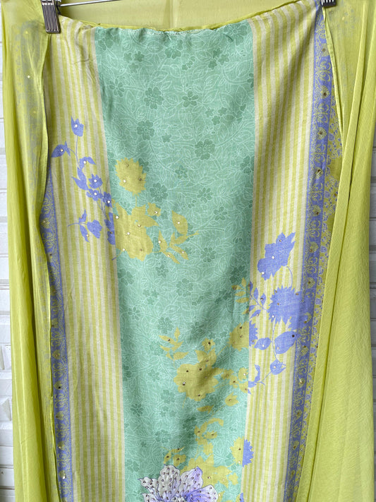 Muslin Silk Unstitched Ladies Suit Rc 17020