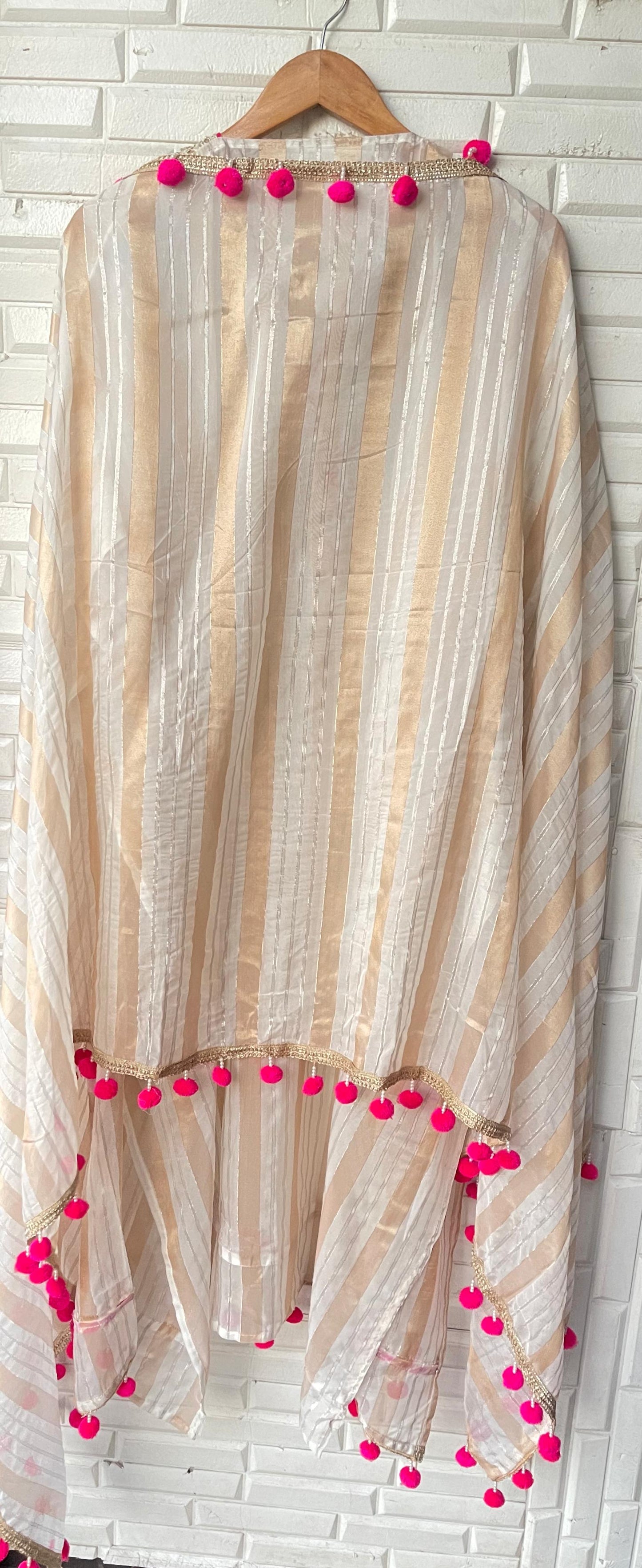 Banarasi shimmer silk unstitched ladies suit Rc17803