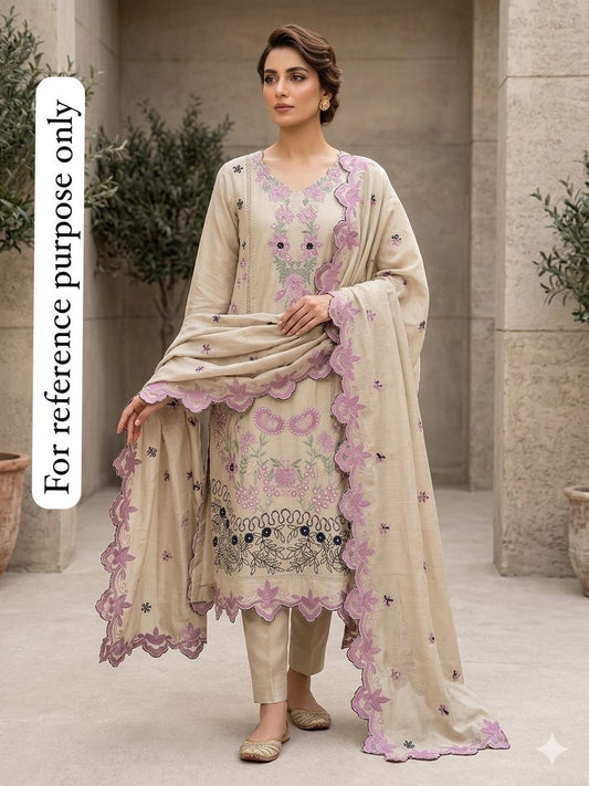 Mul chanderi unstitched ladies suit Rc18916 (b)