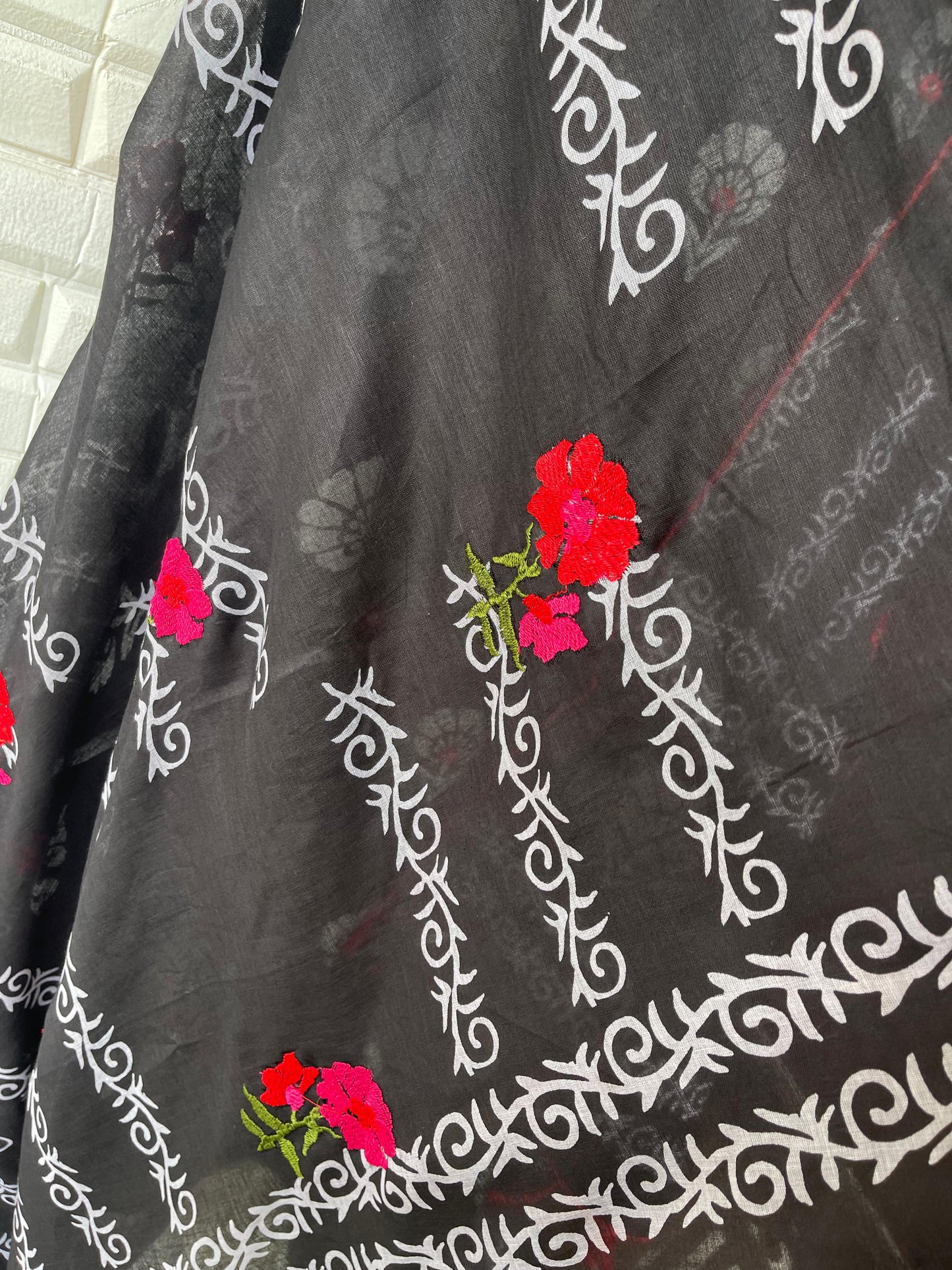 Cotton unstitched ladies suit Rc17375