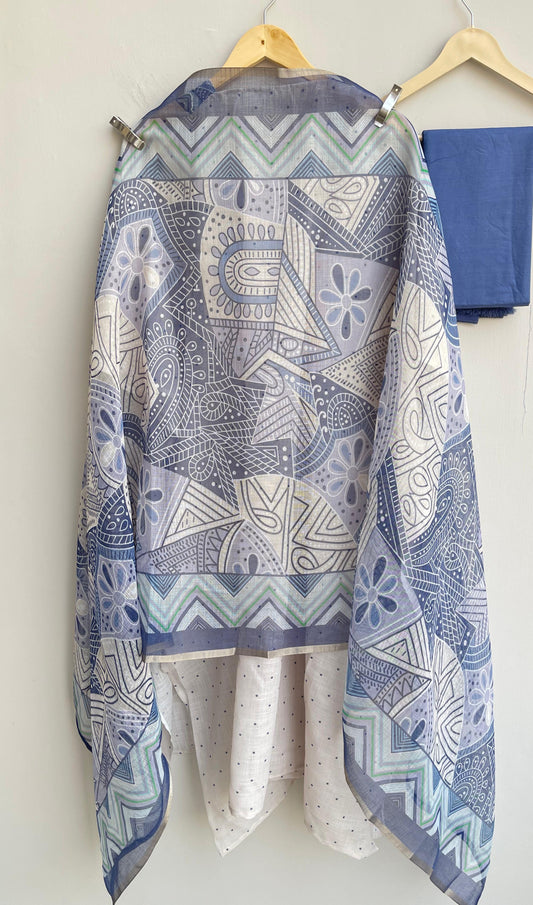 Kora Soft Linen Unstitched Ladies Suit RC-17972 – view 2