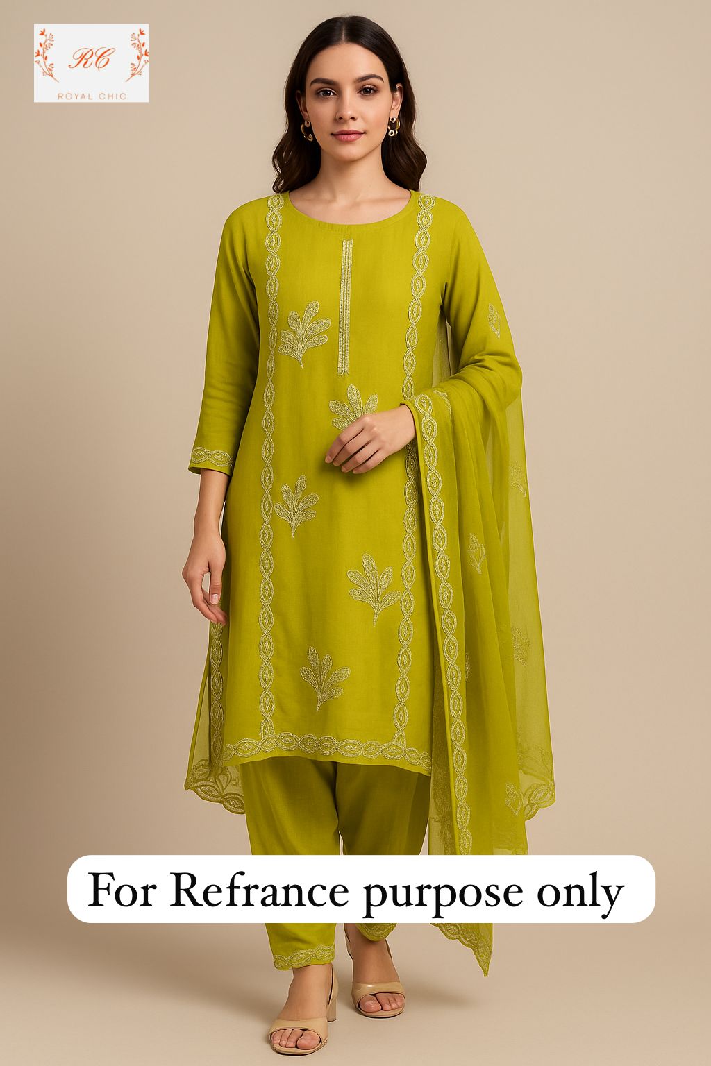 Organza unstitched ladies suit