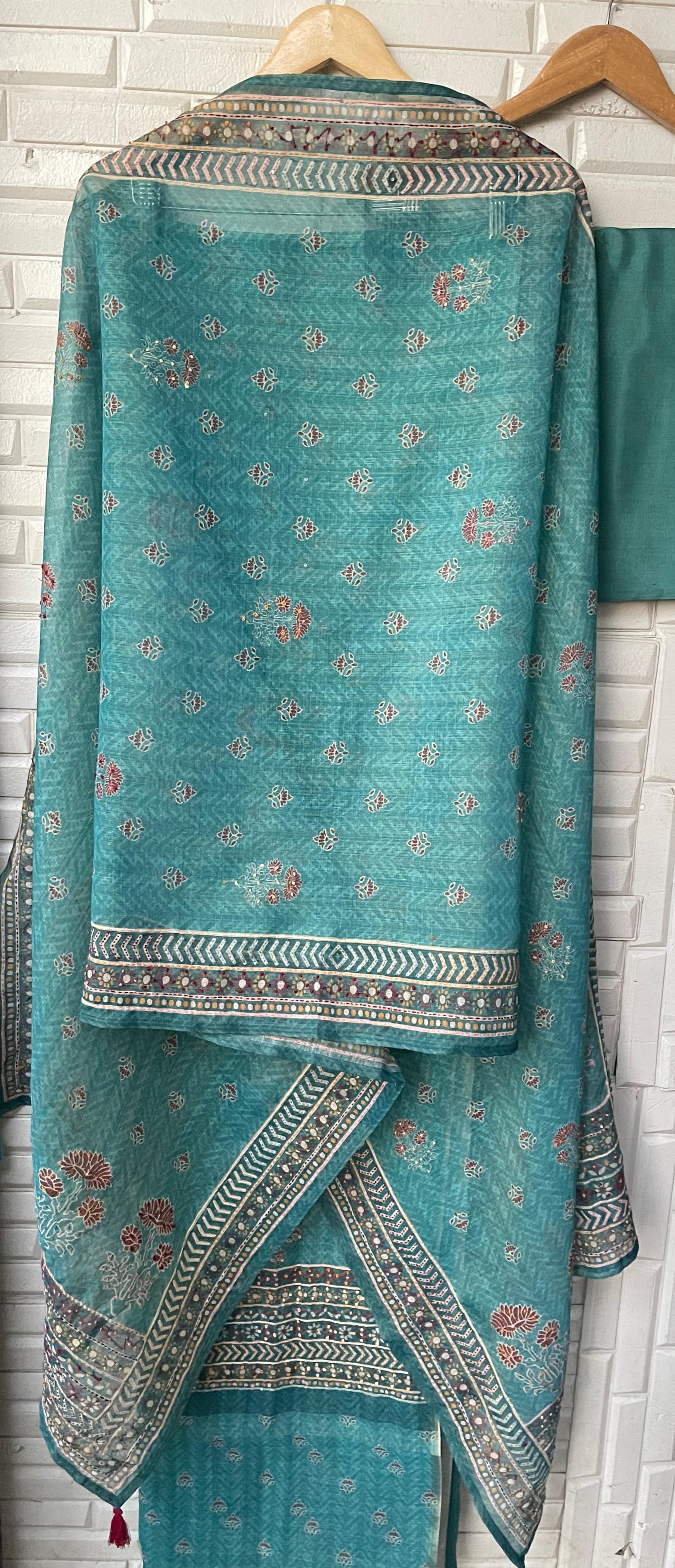 Linen silk unstitched ladies suit Rc17757 (a)