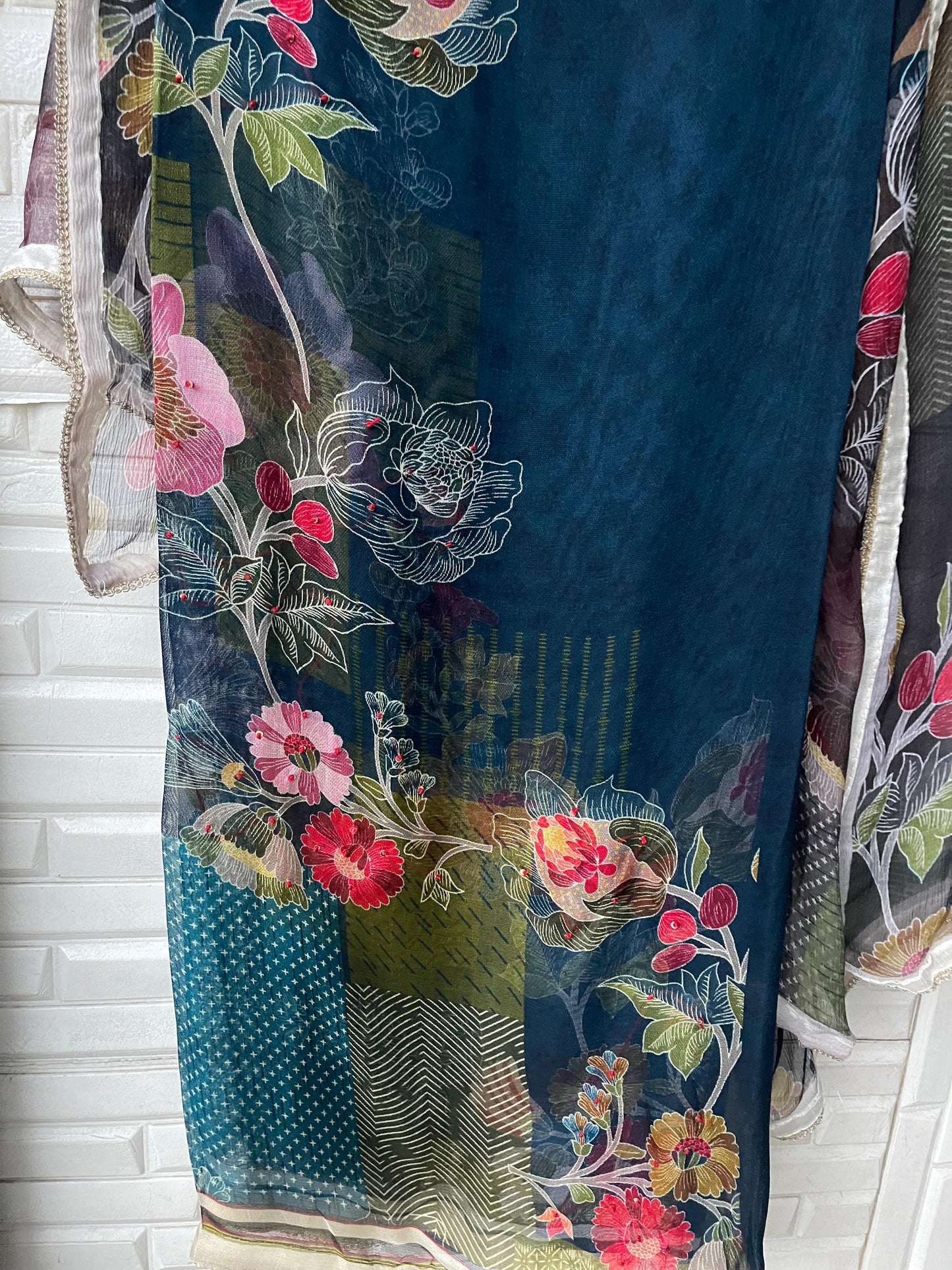 Burberry unstitched ladies suit Rc17619 (a)