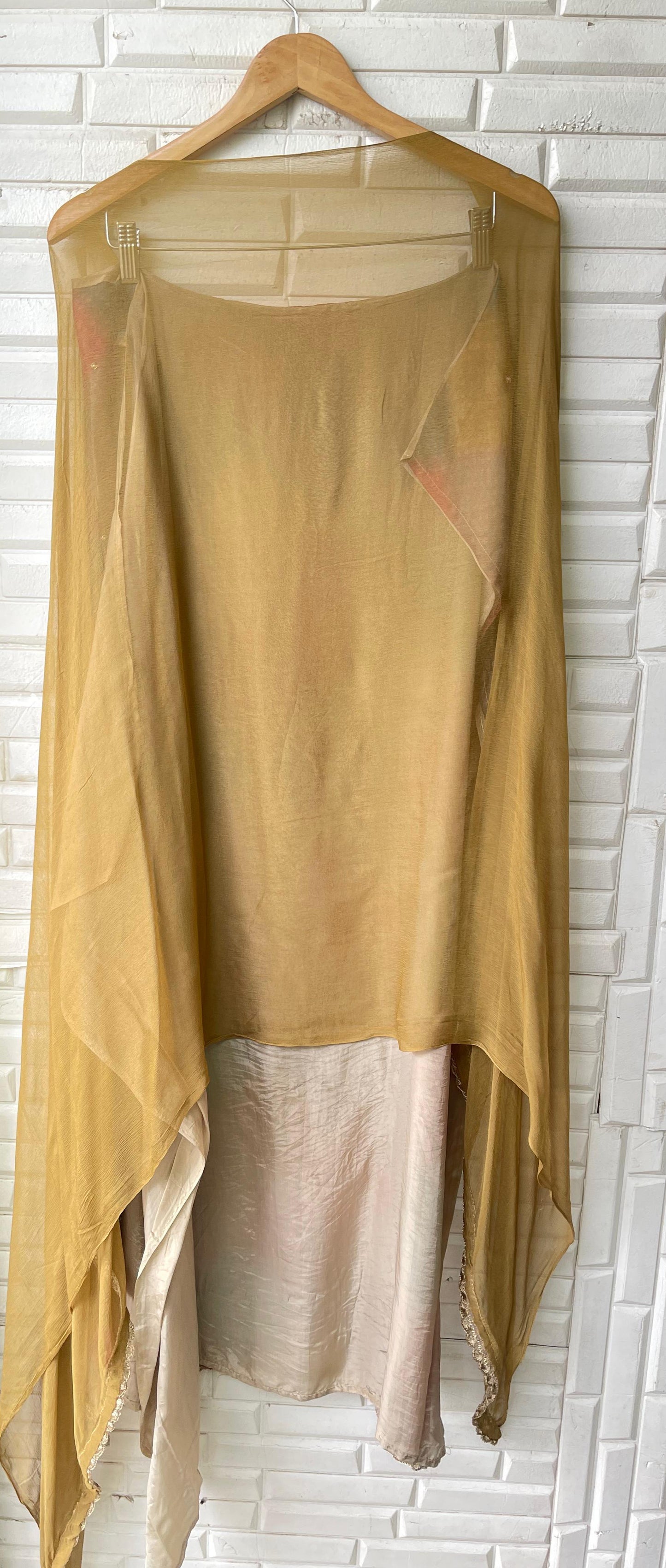 Organza silk unstitched ladies suit Rc17366