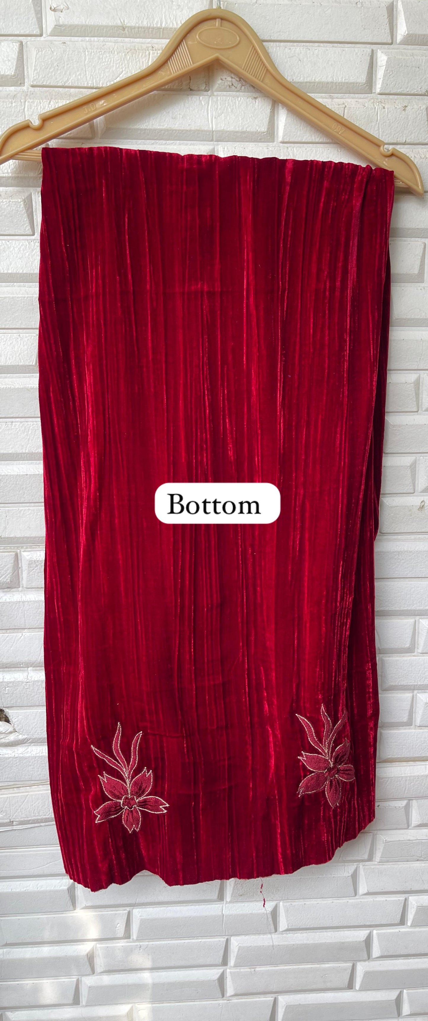 Crushed velvet unstitched ladies suit Rc17862 (b)