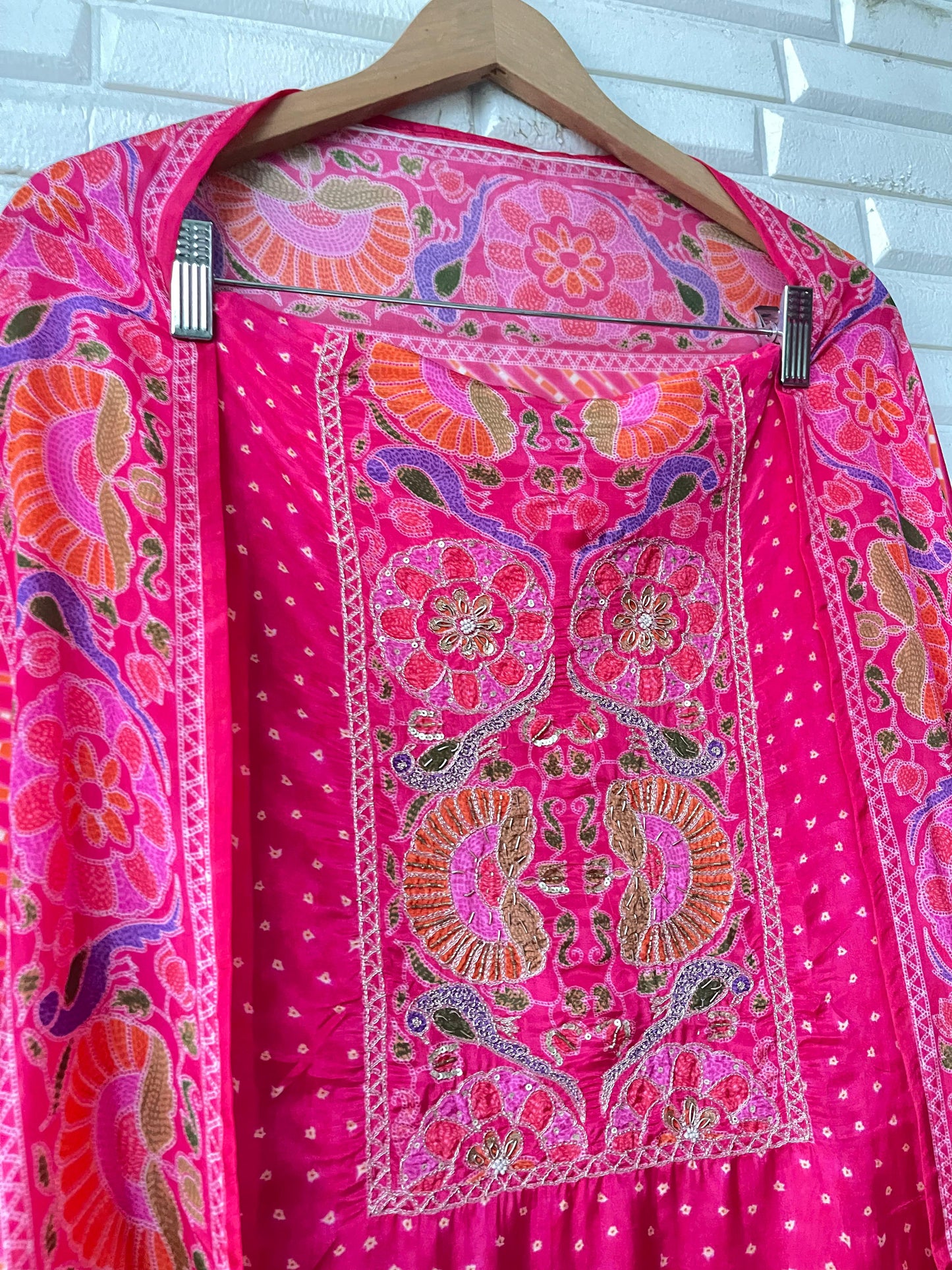 Pure silk unstitched ladies suit Rc17616