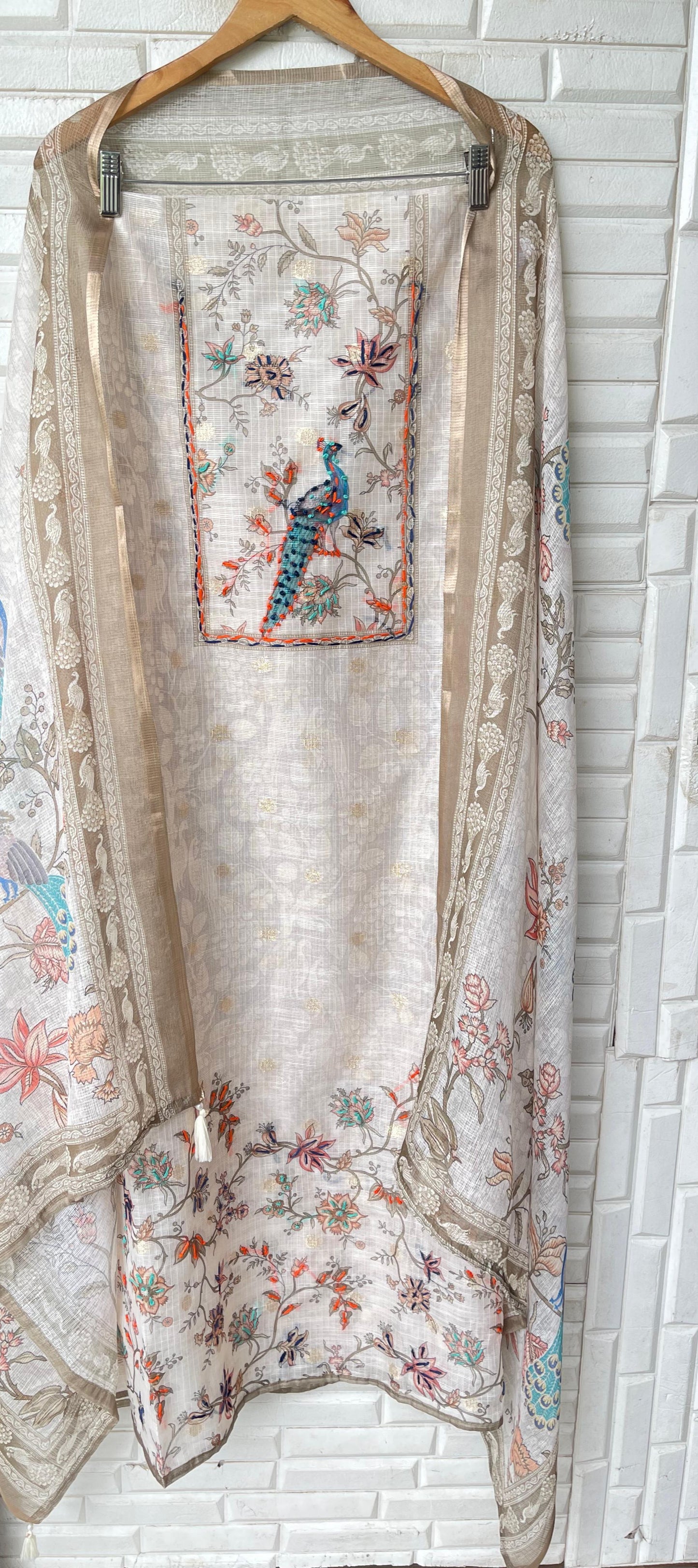 Kota unstitched ladies suit Rc17308
