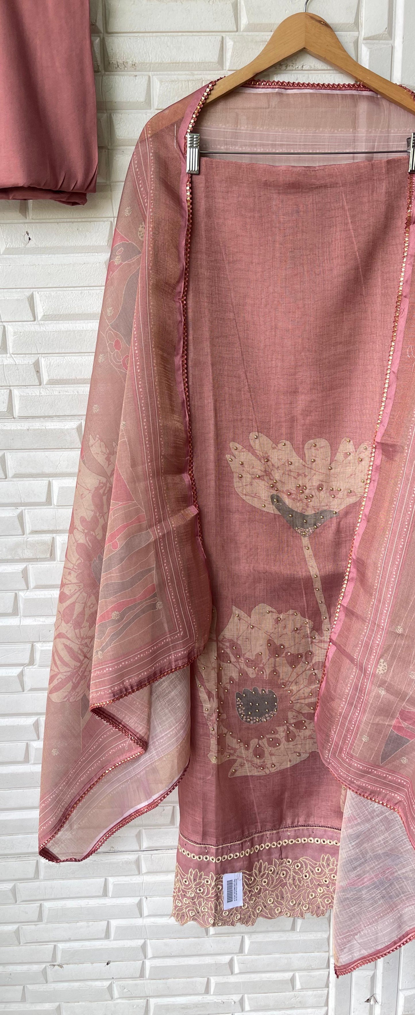 Shimmer Linen Unstitched Ladies suit Rc 17252(a)