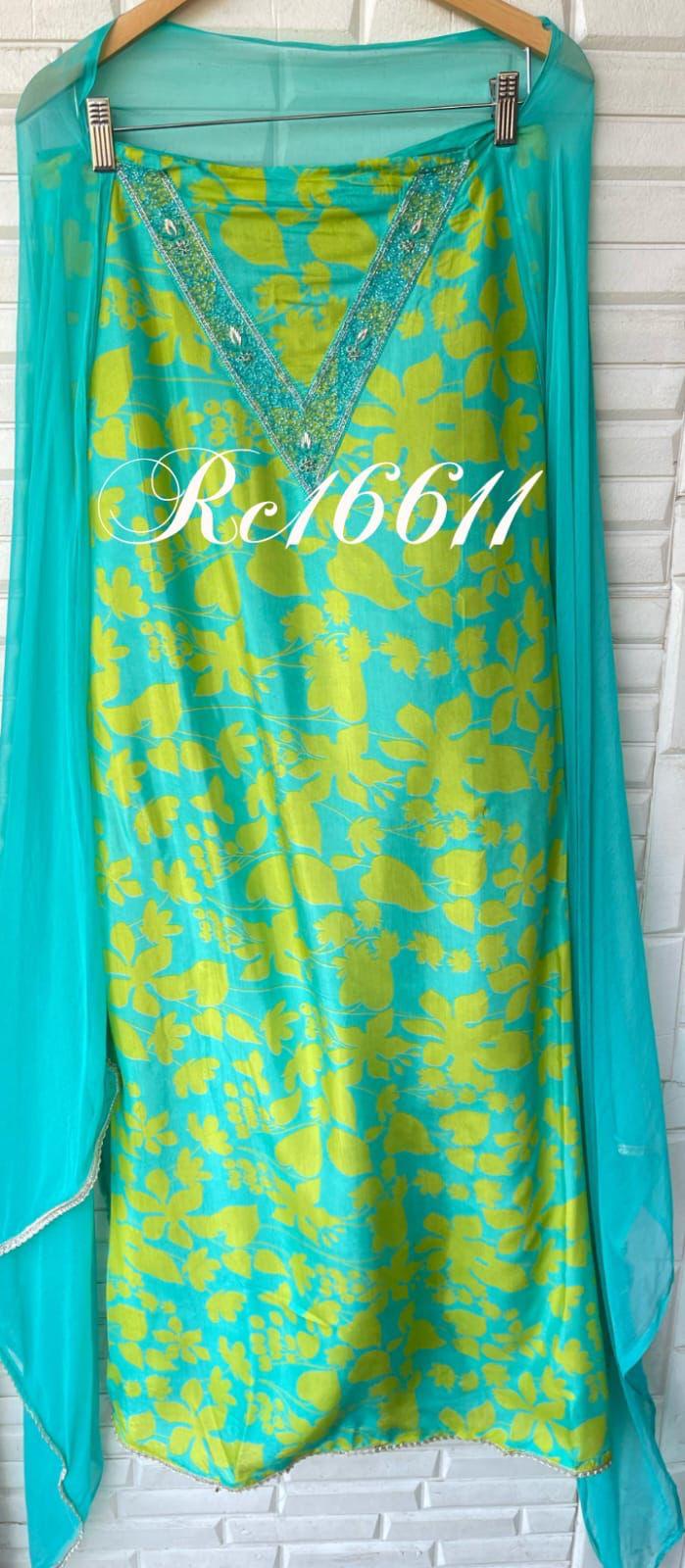 Muslin Unstitched Ladies Suit Rc16611