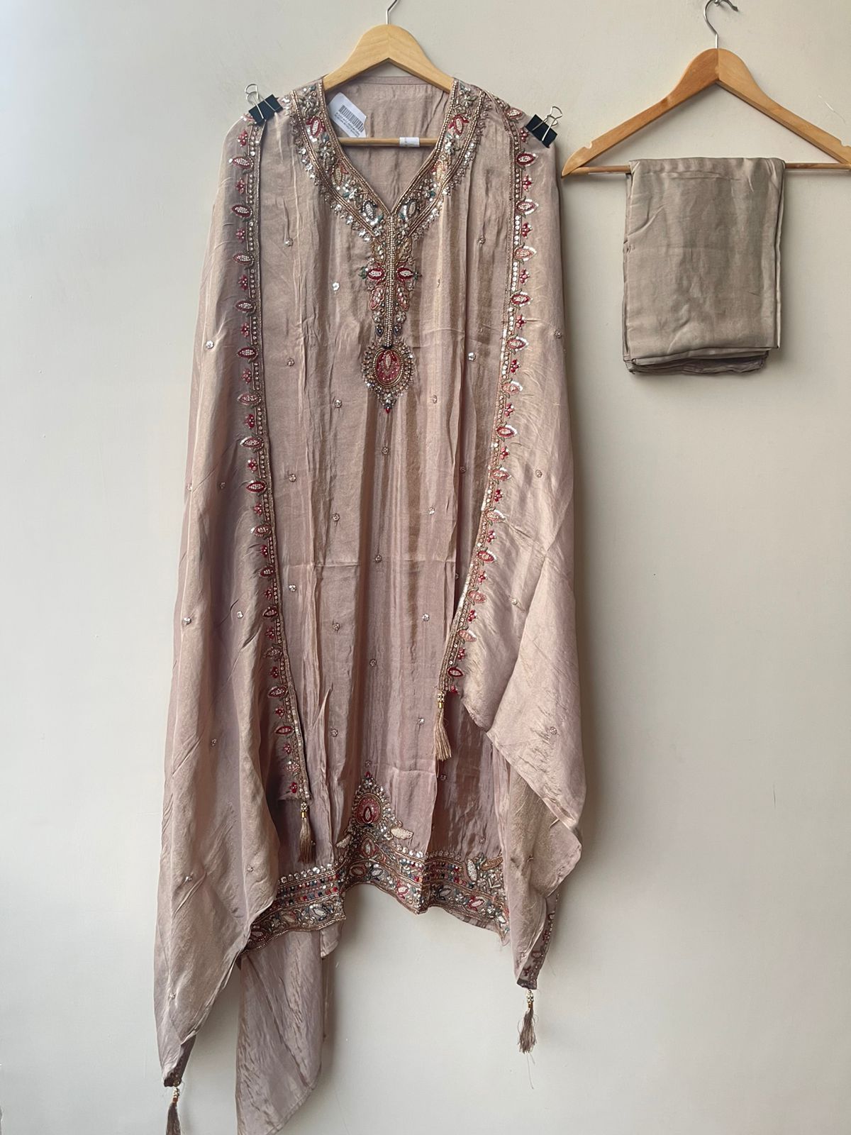 Pure shimmer silk ladies unstitched suit Rc19341 (a)