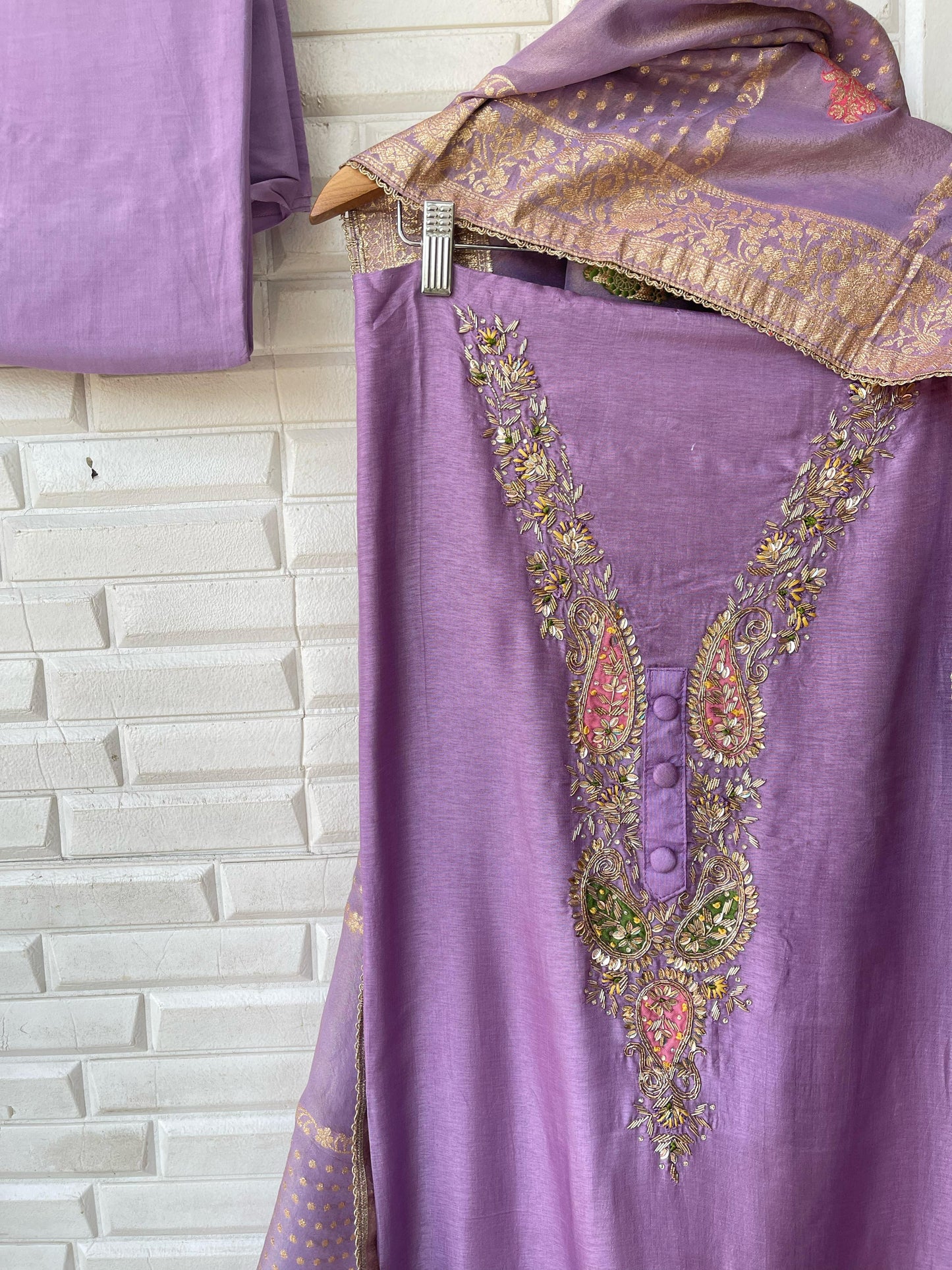 Silk unstitched ladies suit Rc16444 (b)