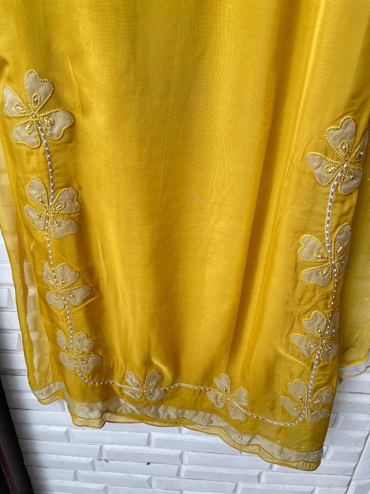 Organza unstitched ladies suit Rc17309