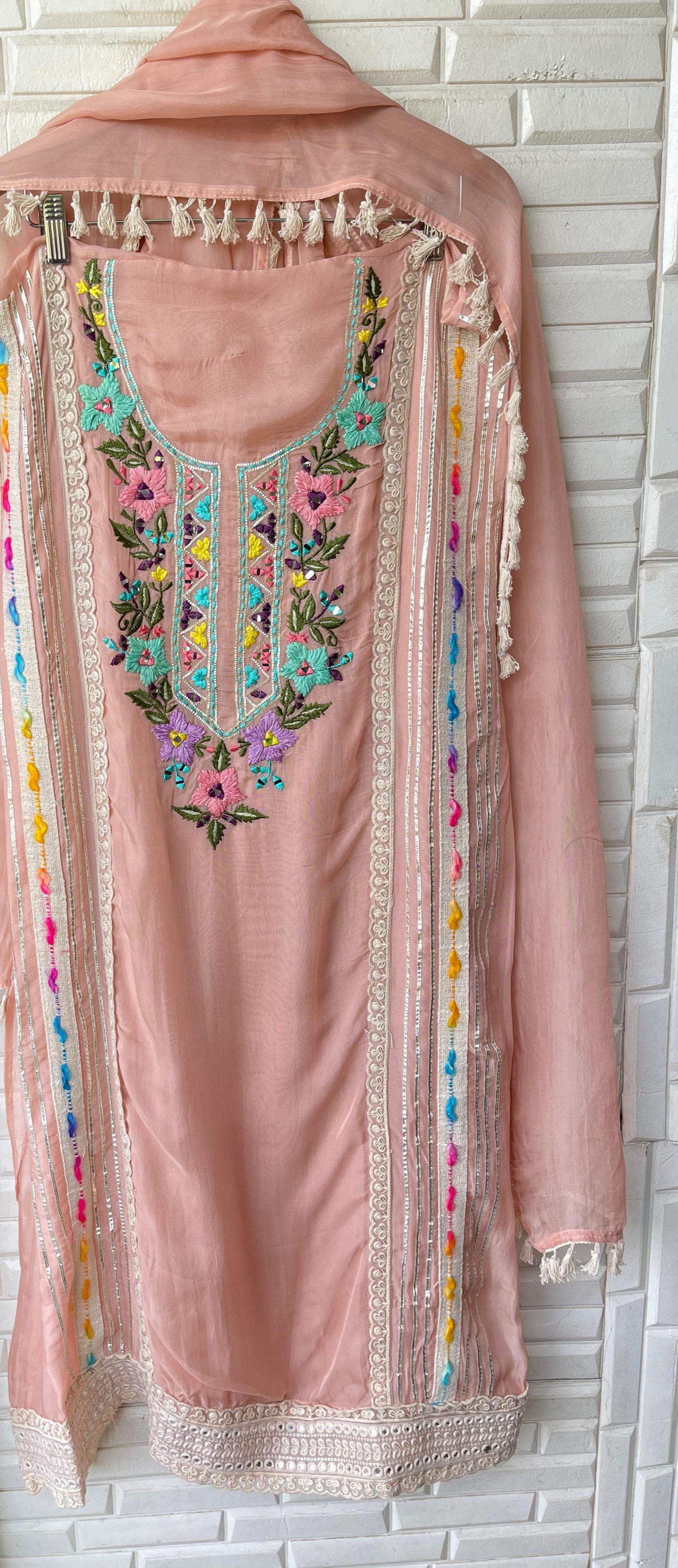 Organza unstitched ladies suit Rc17292 (a)