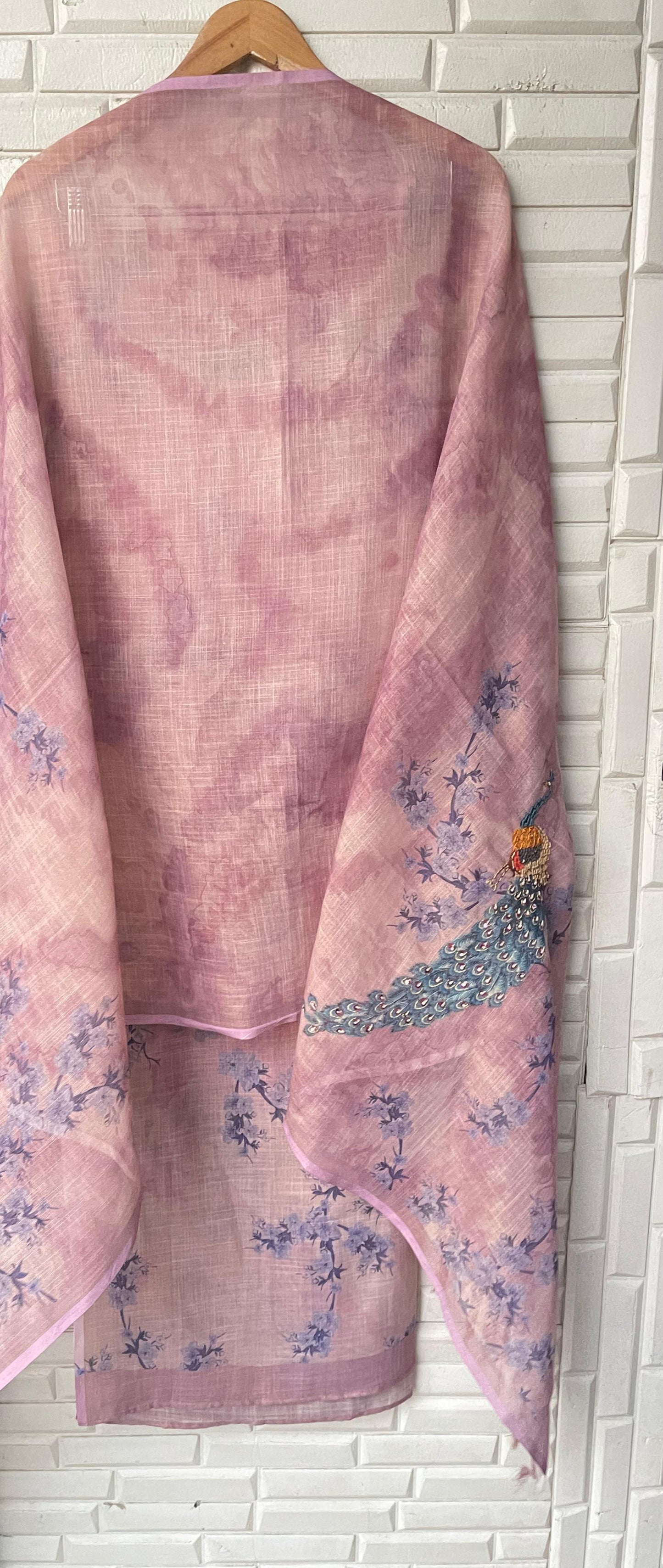 Linen unstitched ladies suit Rc17328