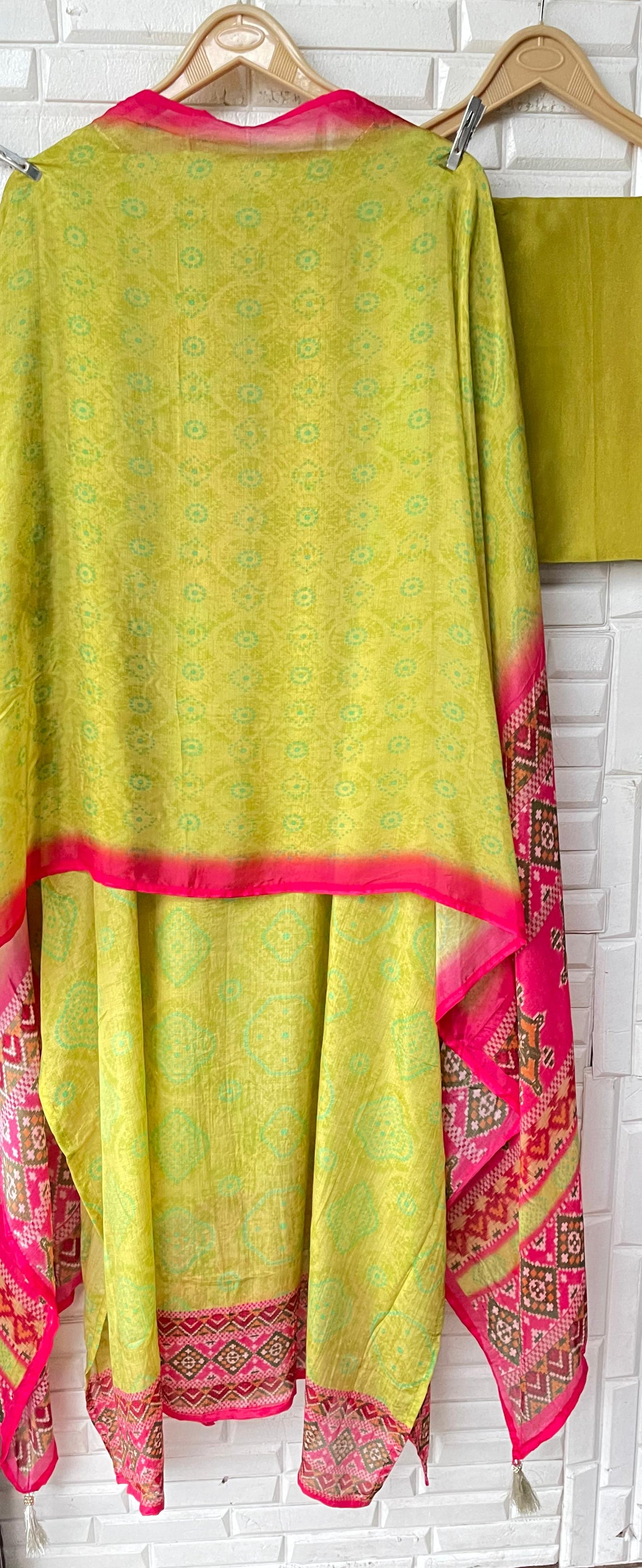 Bhandani paper silk unstitched ladies suit Rc17633