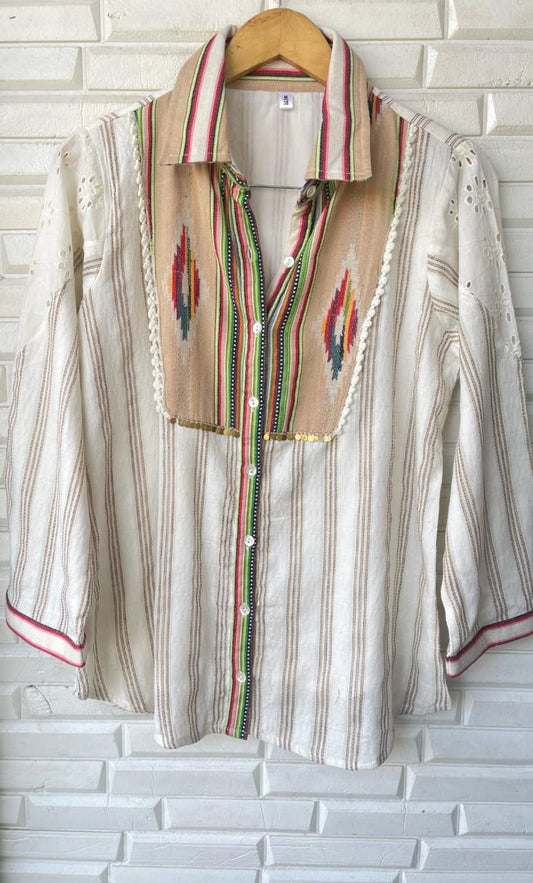 Linen Ready to Wear Co-ord Set Rc16530