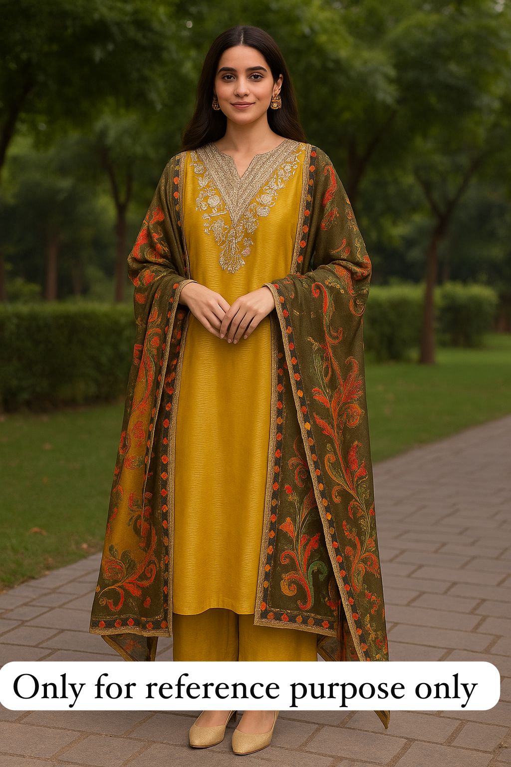 Shimmer silk unstitched ladies suit Rc17827