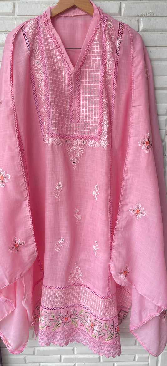 Cotton linen unstitched ladies suit Rc17566 (a)