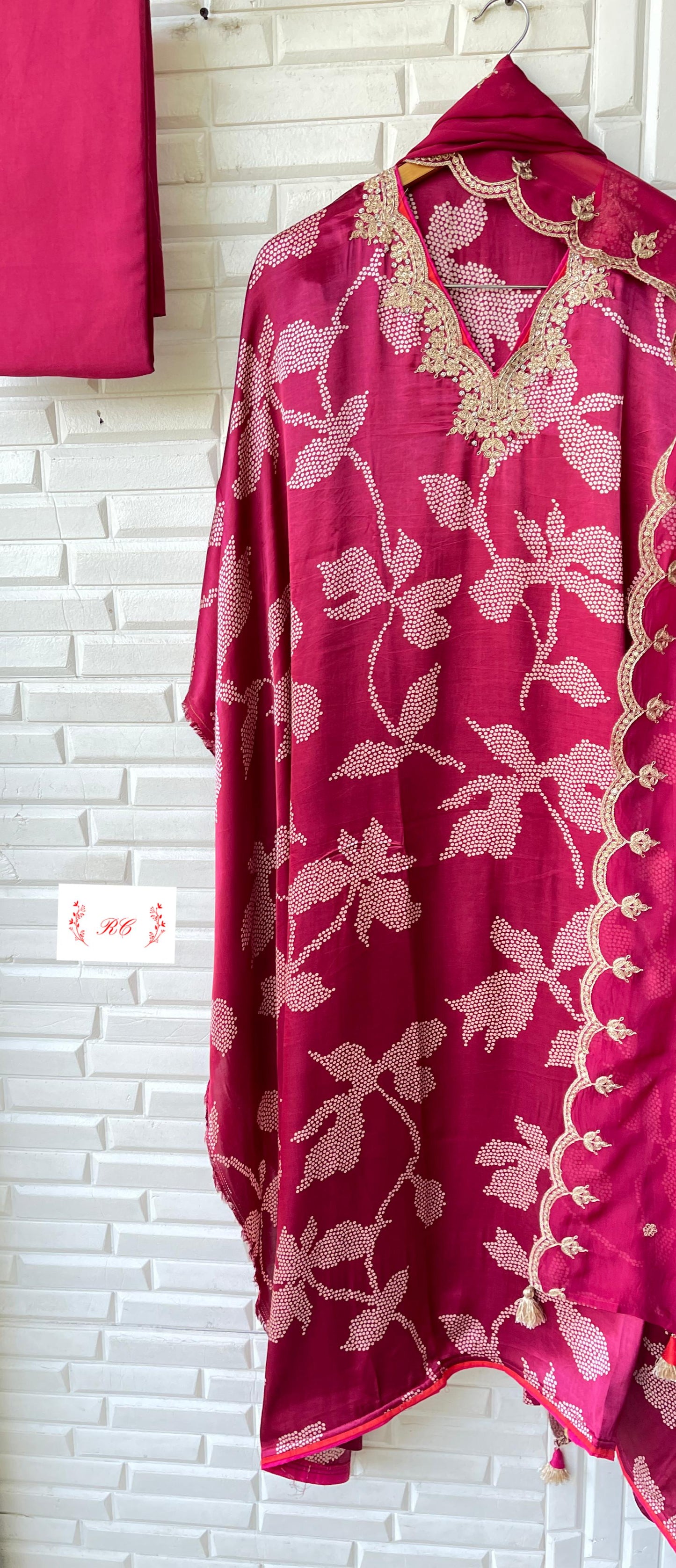 Pure Silk Printed Unstitched Ladies Suit Rc 15478