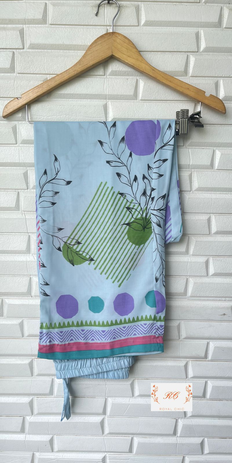 Muslin Cotton Ready to Wear Co-ord Set Rc12141