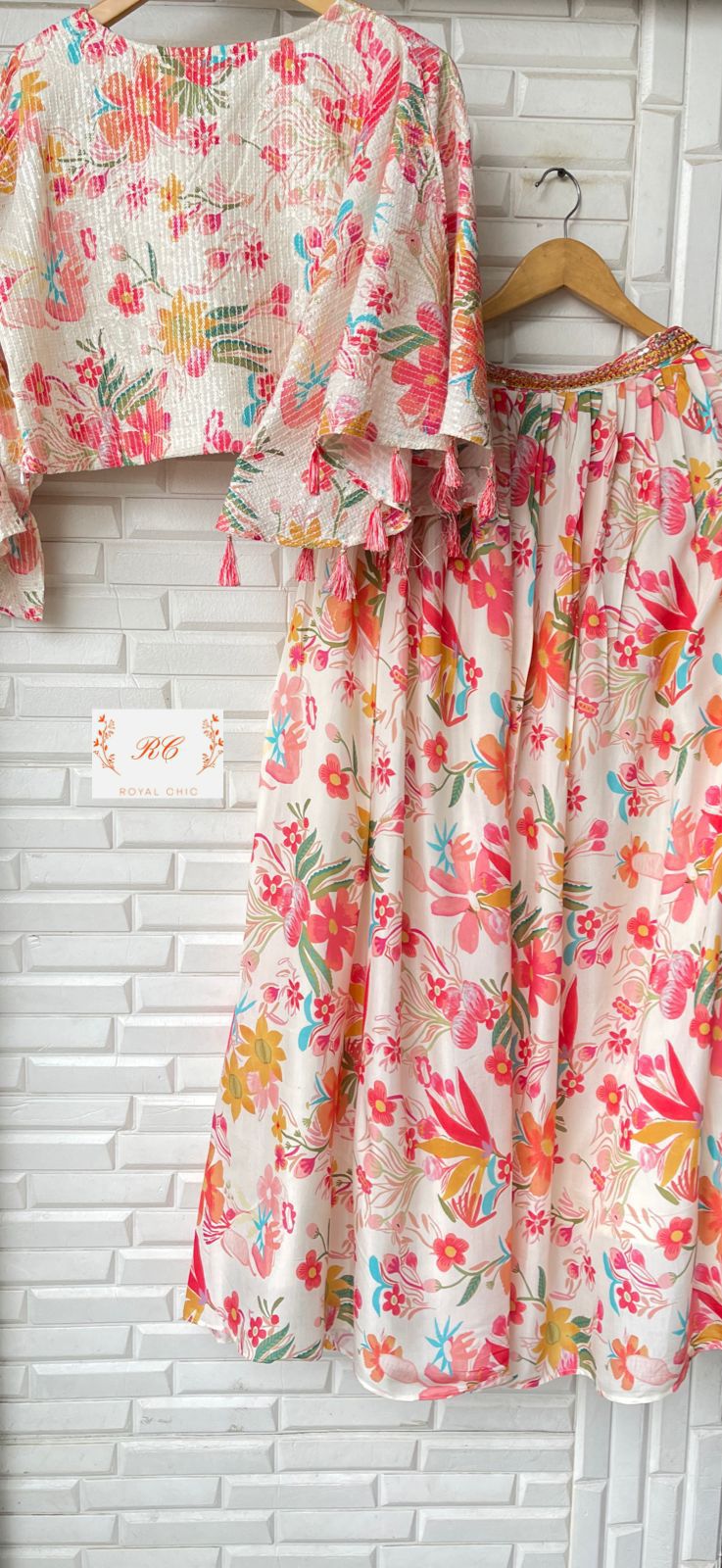 Pure Silk Ready to Wear three piece Set Rc 13256