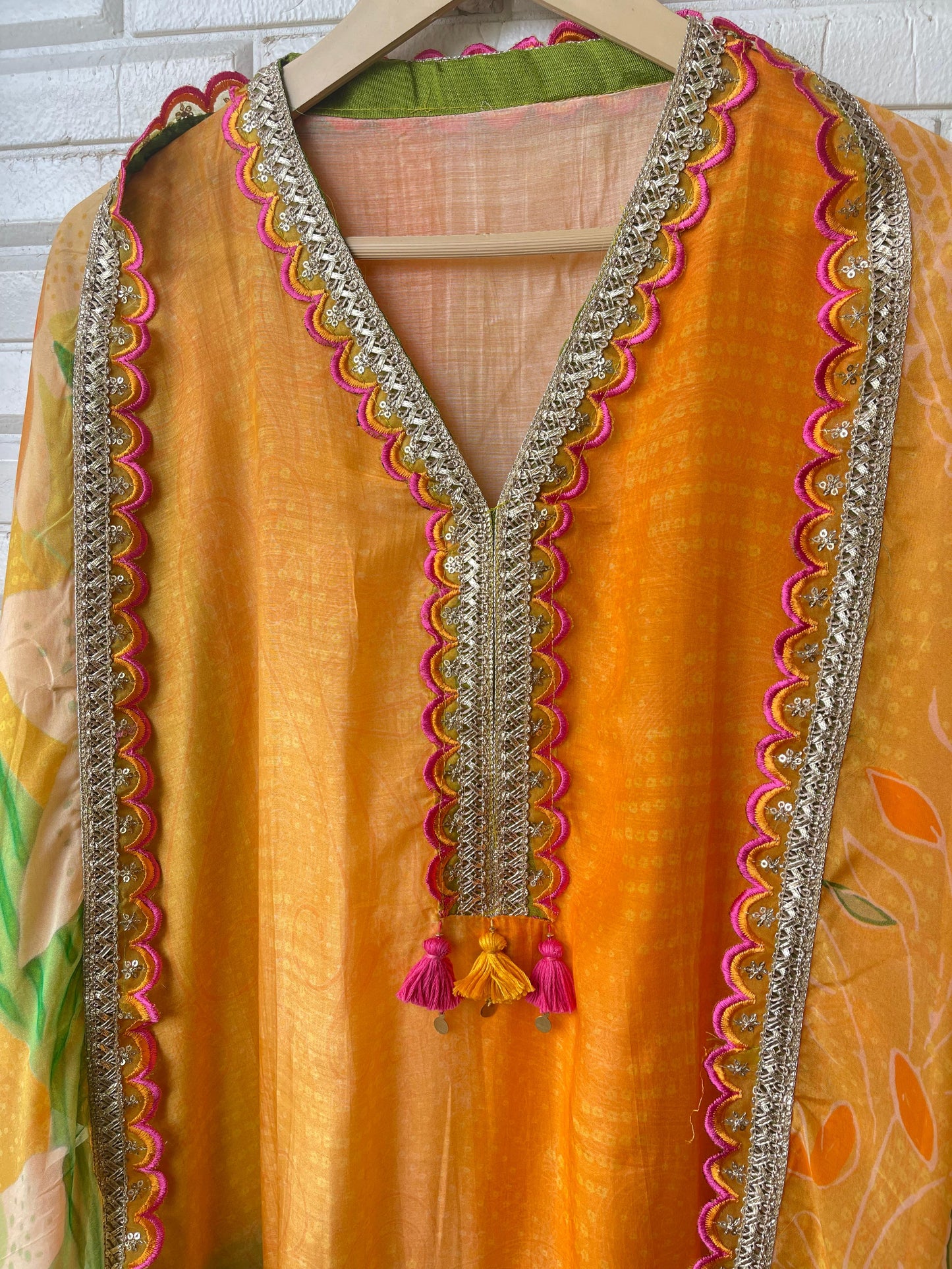 Organza unstitched ladies suit Rc17518